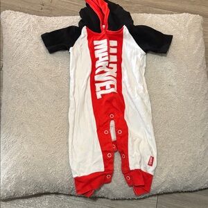 Marvel Red and White Kids Bodysuit